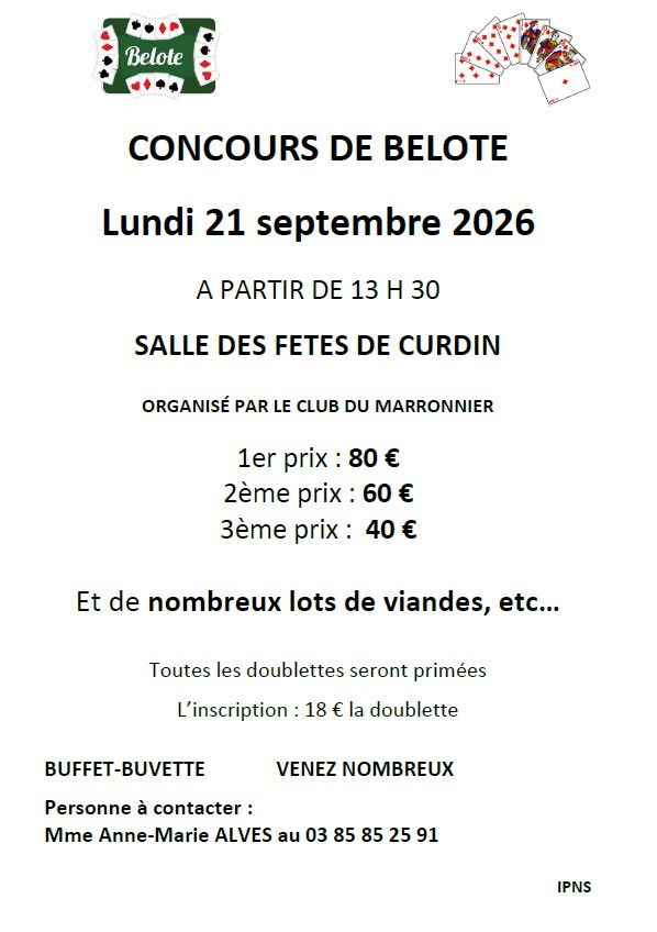 concours de belote